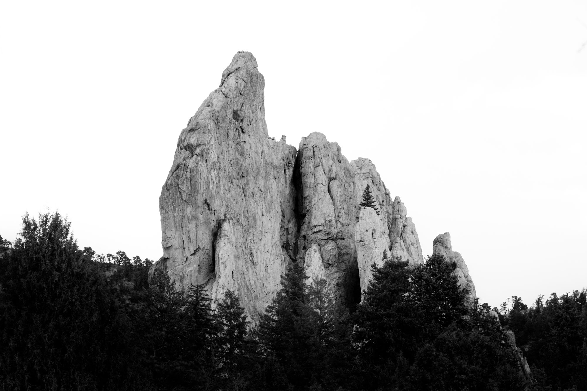 Rock Formations B&W