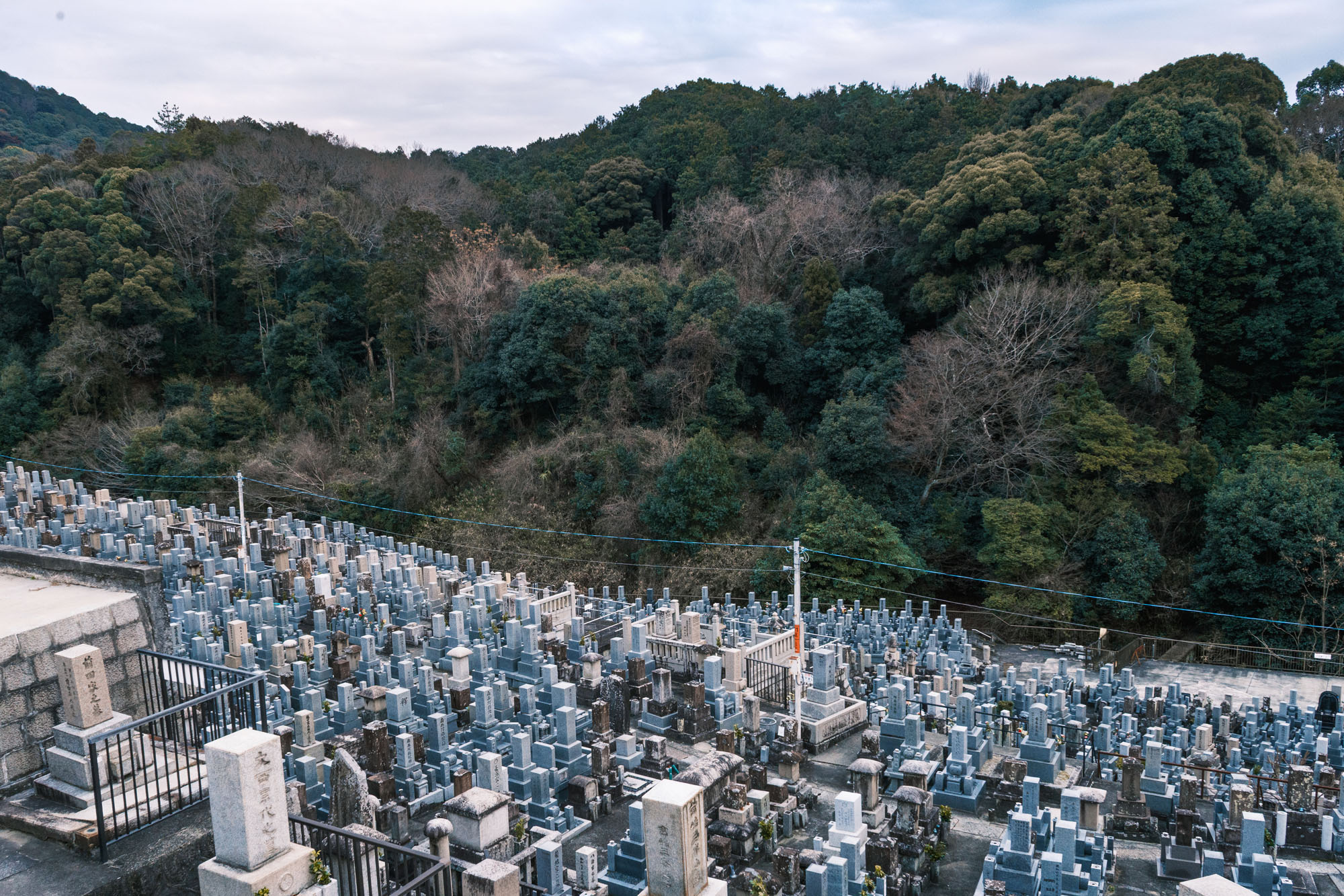 Cemetery Elevated View