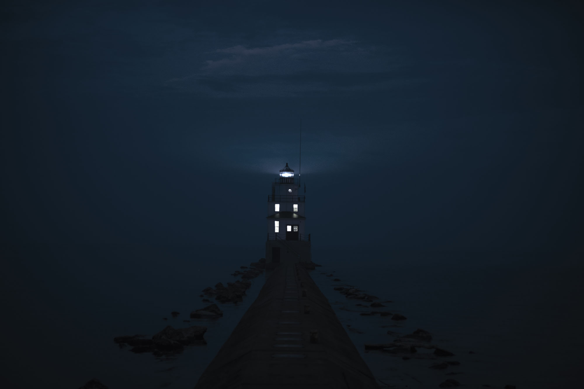 Night Lighthouse